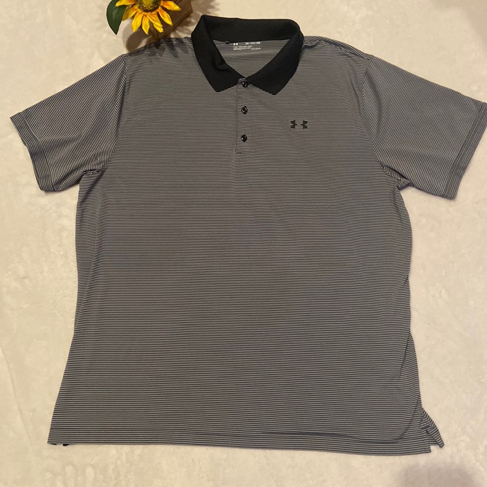 UNDER ARMOUR Heat Gear Size 3XL 3 Button Polo